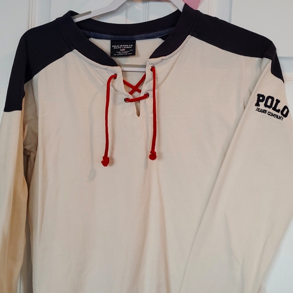 Ralph Lauren polo string tie tee, Medium